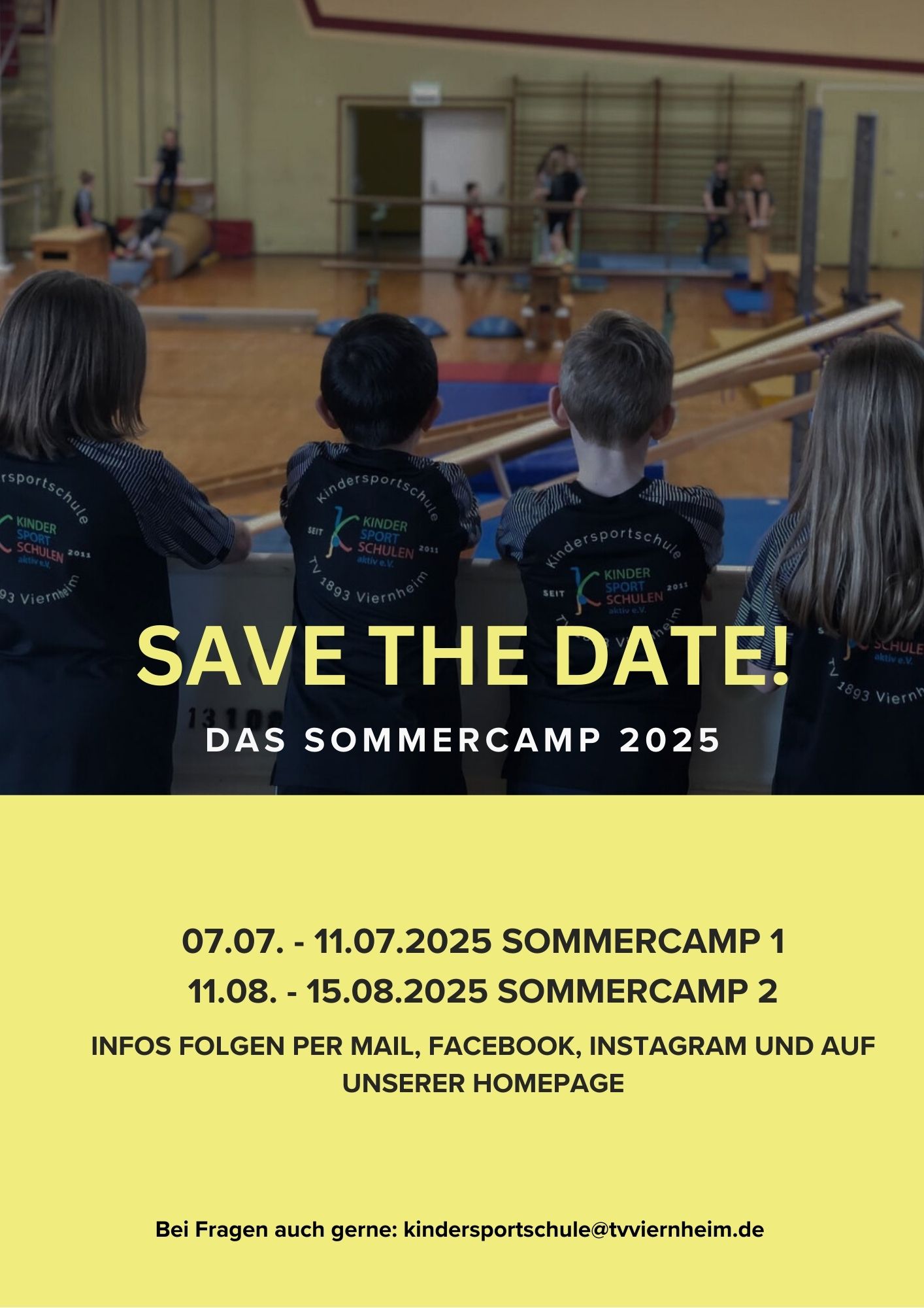 Save the Date Sommercamp 2025