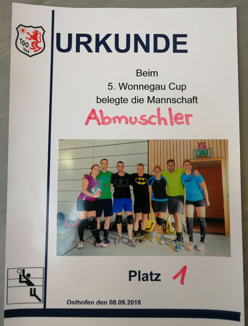 2018 09 08 Wonnegau Cup Urkunde